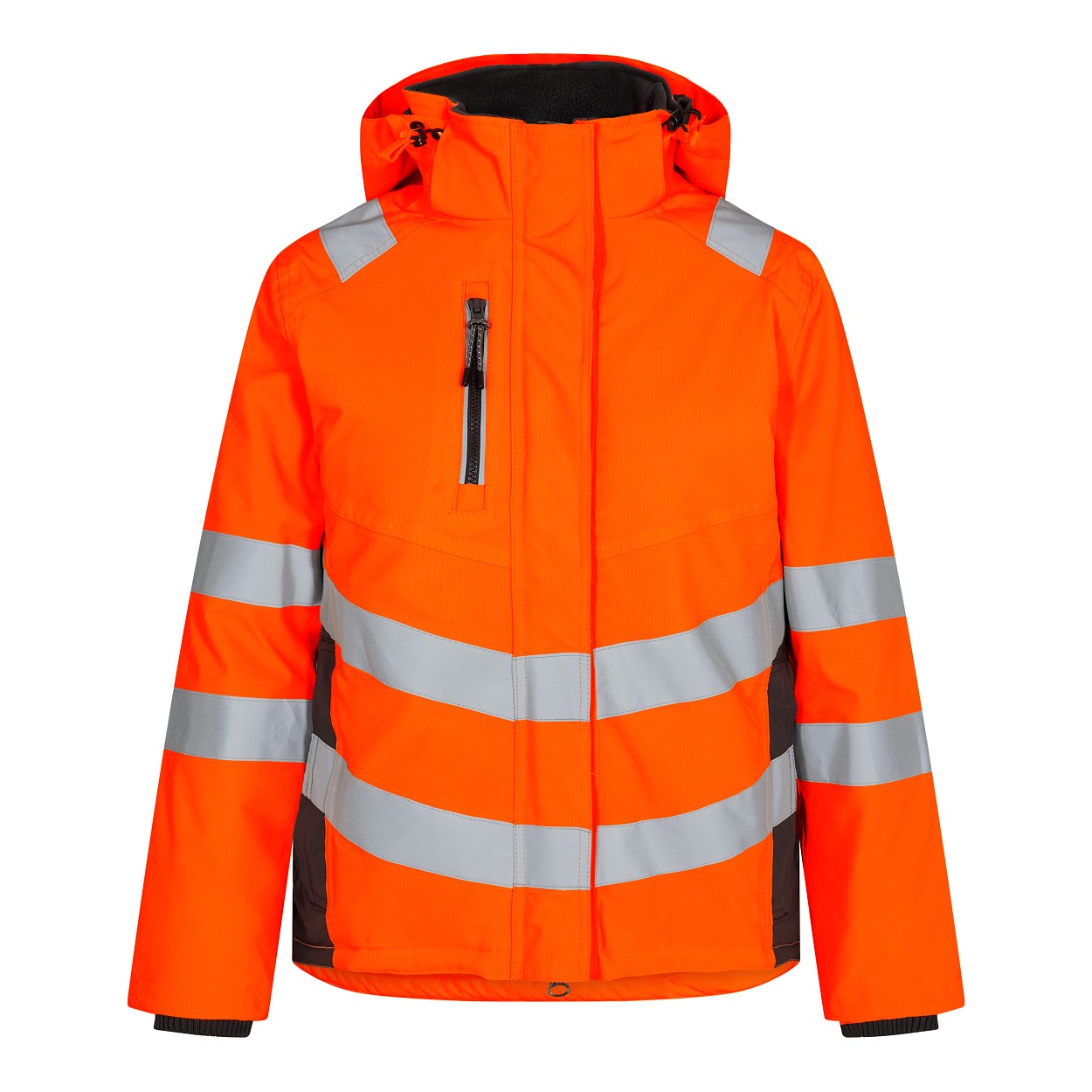 ENGEL Safety Damen Winterjacke in Orange/Anthrazit Grau, Größe XS