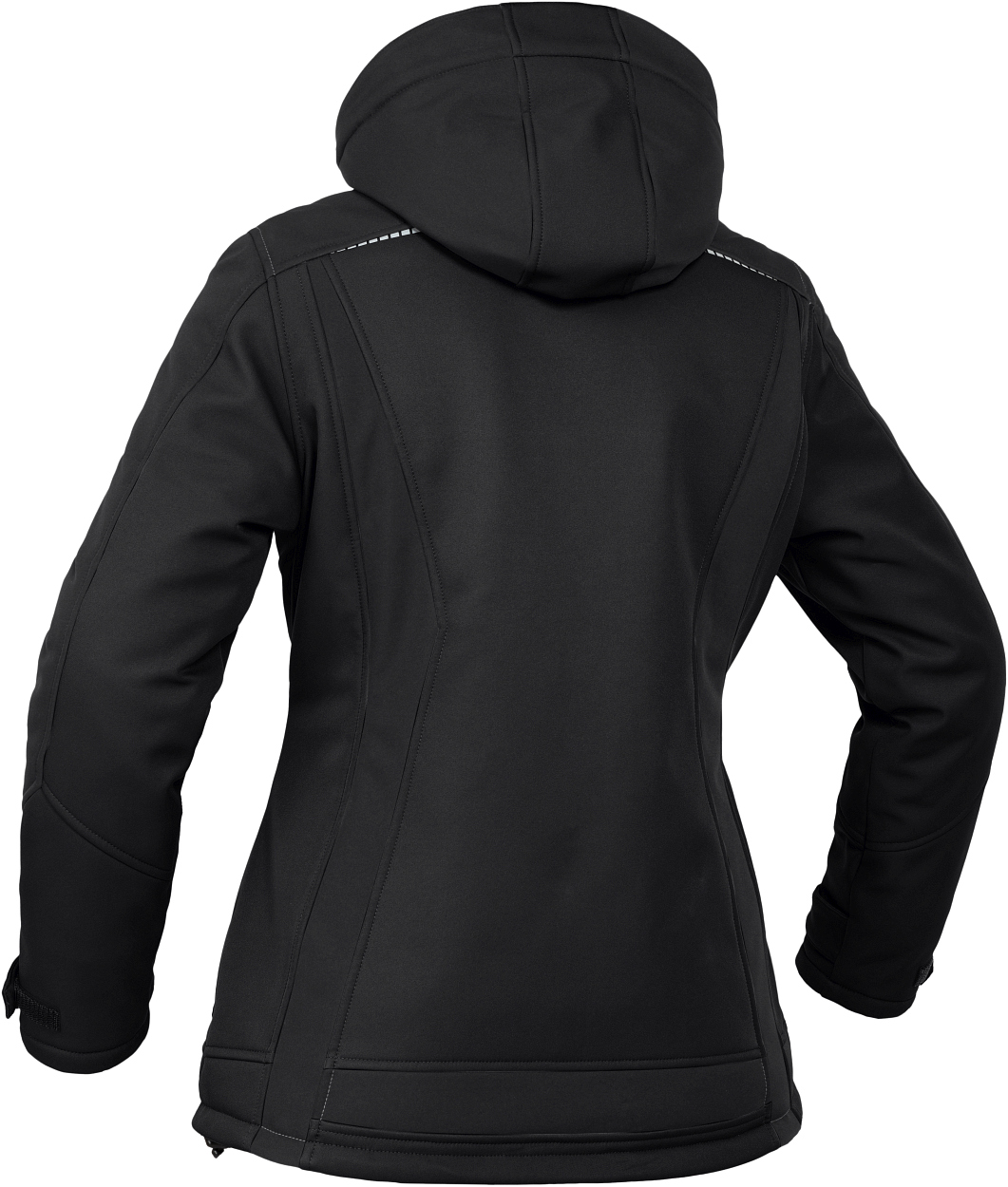 Damen Winter-Softshelljacke Schwarz FLXDI, Gr. 52 von Leibwächter