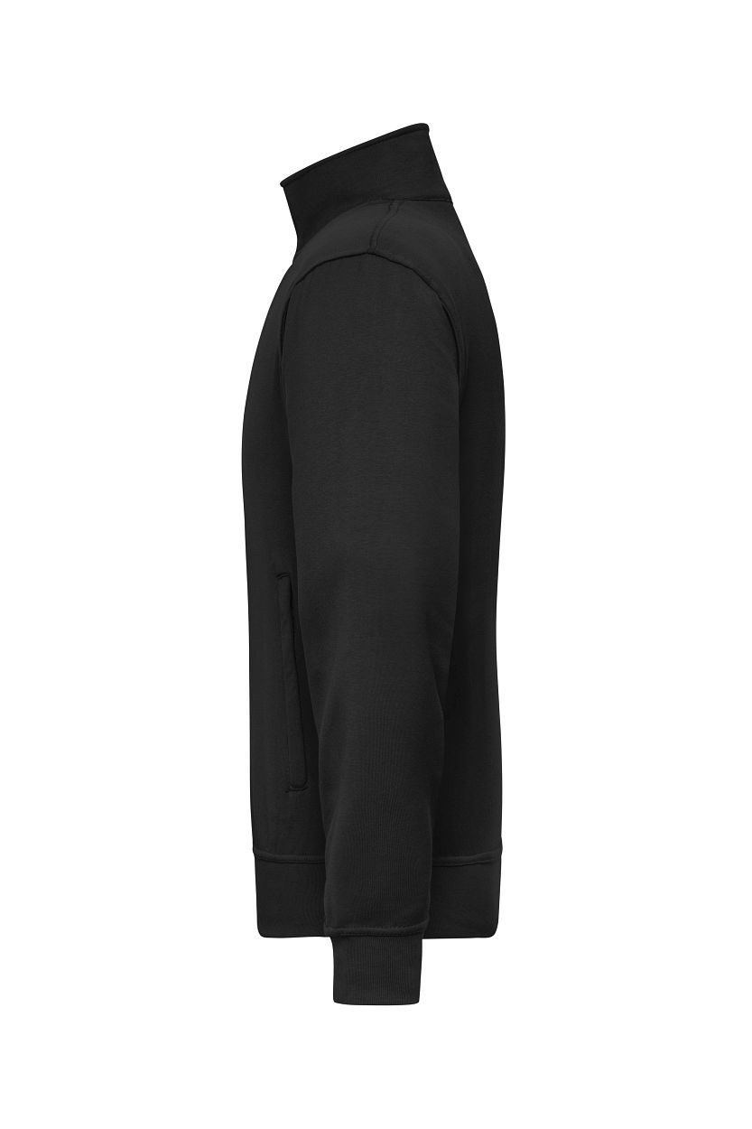 Workwear Sweat Jacket "JN836" in Black, Größe 6XL - Daiber