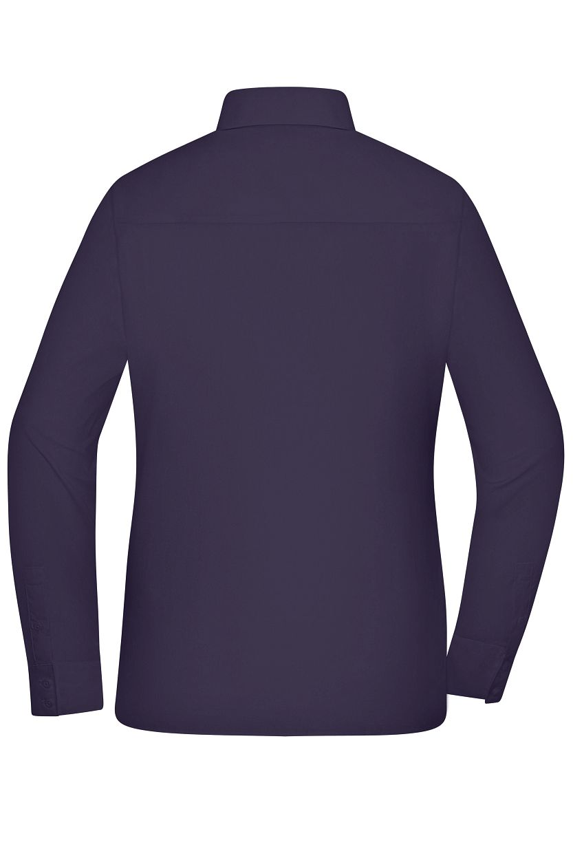 Ladies' Shirt - MODERN FIT - "JN1373" in Deep-Purple, Größe 2XL - Daiber