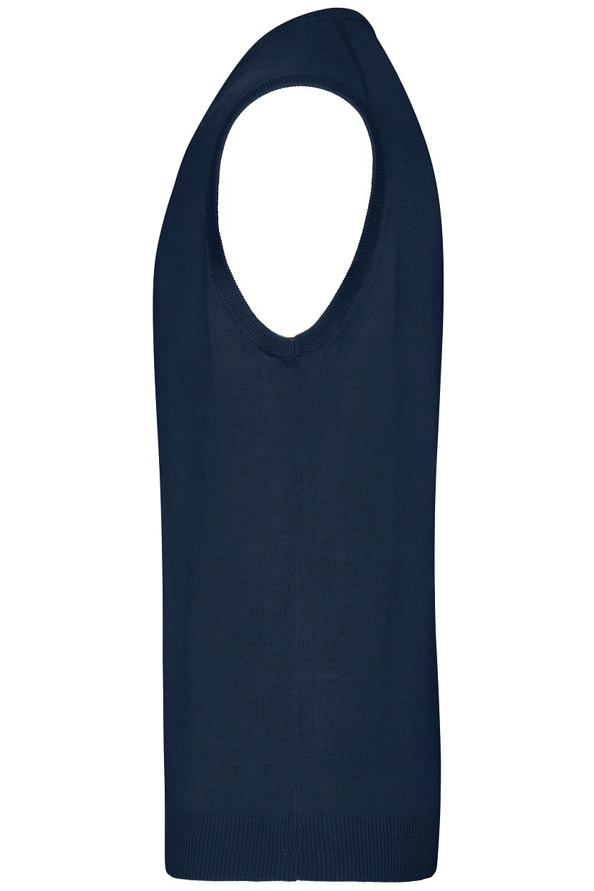 Men's V-Neck Pullunder "JN657" in Navy, Größe 3XL - Daiber