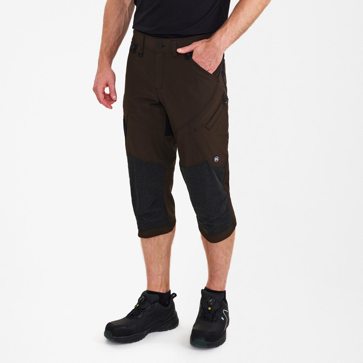 ENGEL X-treme 3/4-Hose mit 4-Wege-Stretch in Mokkabraun, Größe 54