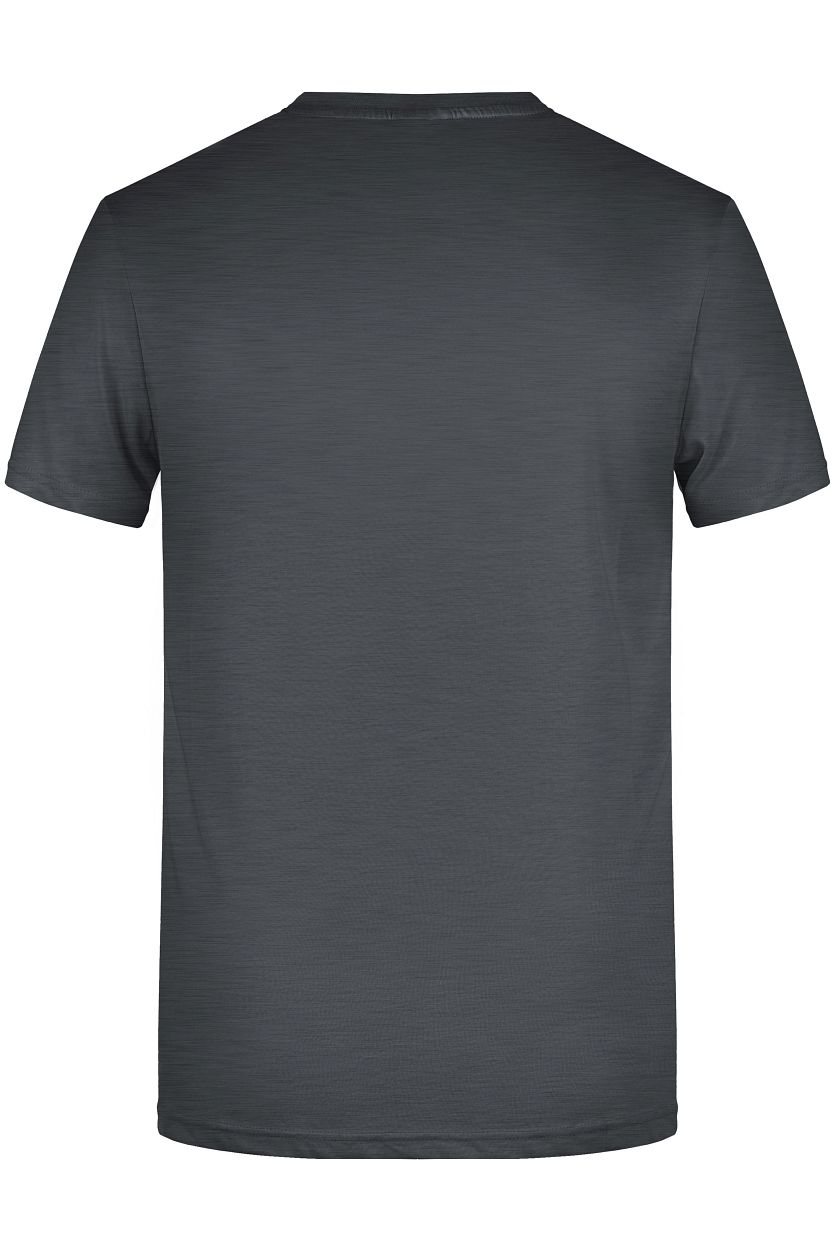 Men's Basic-T OCS Standard "8008" in Black-Heather, Größe 3XL - Daiber