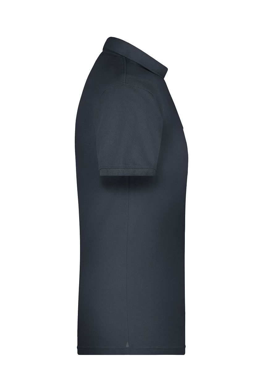 Men's ORGANIC Workwear Polo OCS Blended "JN874" in Carbon, Größe 6XL - Daiber