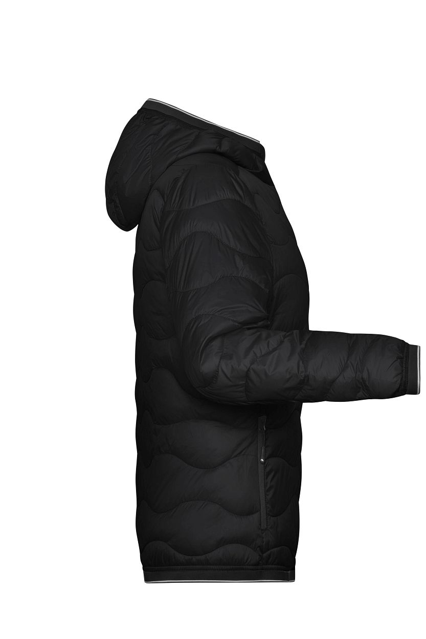 Ladies' Padded Jacket "JN1155" in Black/Black, Größe 2XL - Daiber