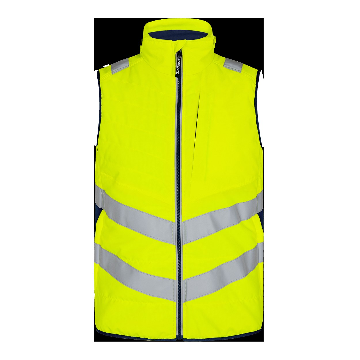 ENGEL Safety Stepp-Innenweste in Gelb/Blue Ink, Größe XS