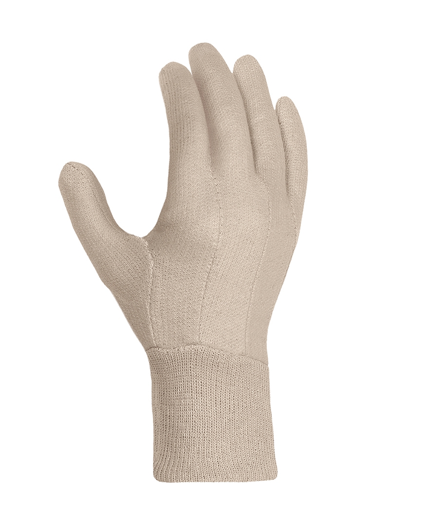 teXXor® Baumwolljersey-Handschuhe MITTELSCHWER in Weiß, Größe 10