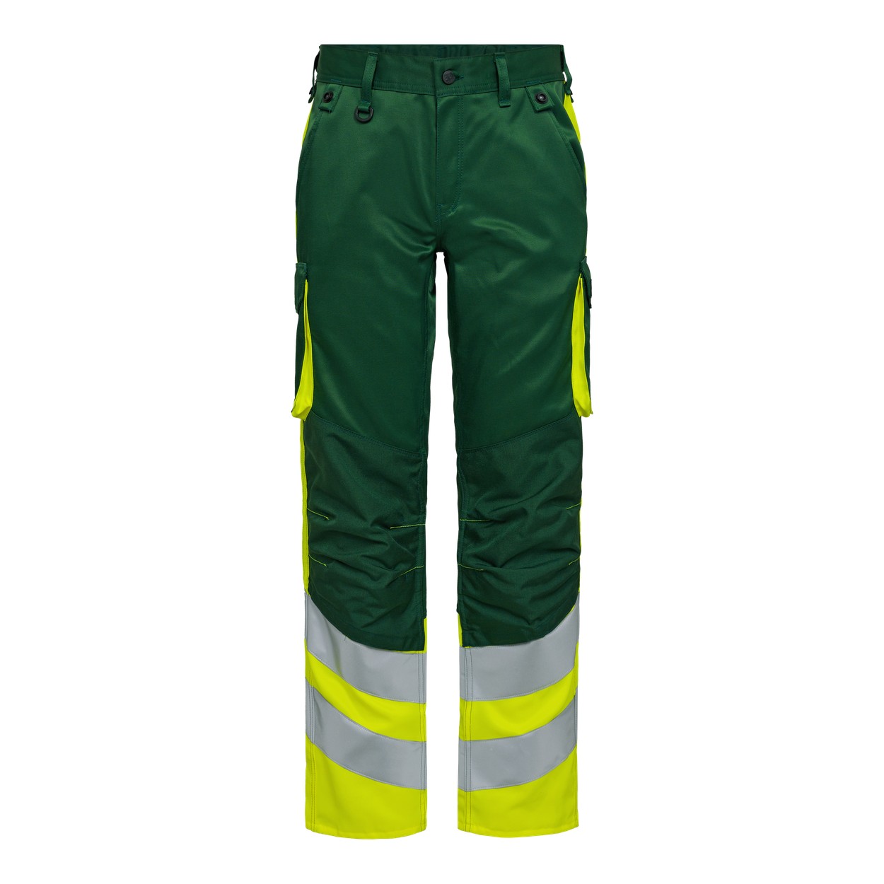 ENGEL Safety Light Arbeitshose in Green/Hivis yellow, Größe 106