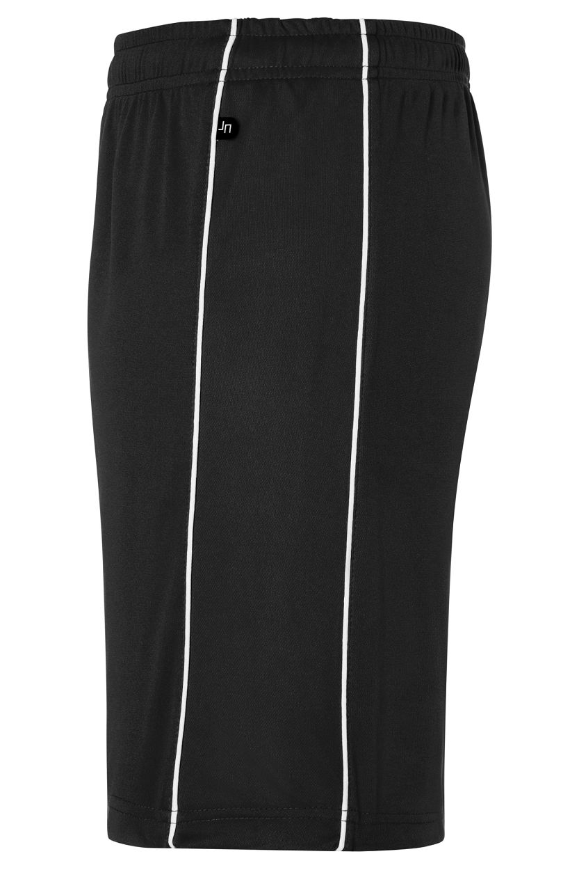 Basic Team Shorts "JN387" in Black/White, Größe 2XL - Daiber