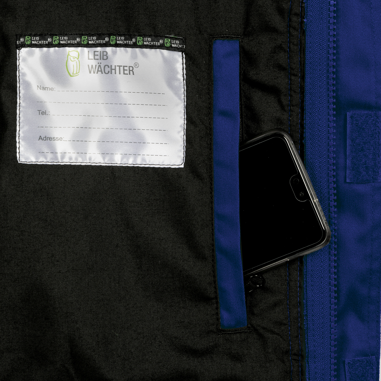 Weste Flex Line Kornblau/Schwarz FLEXV, Gr. 3XL von Leibwächter Weste Flex Line Kornblau/Schwarz FLEXV, Gr. 2XL von Leibwächter