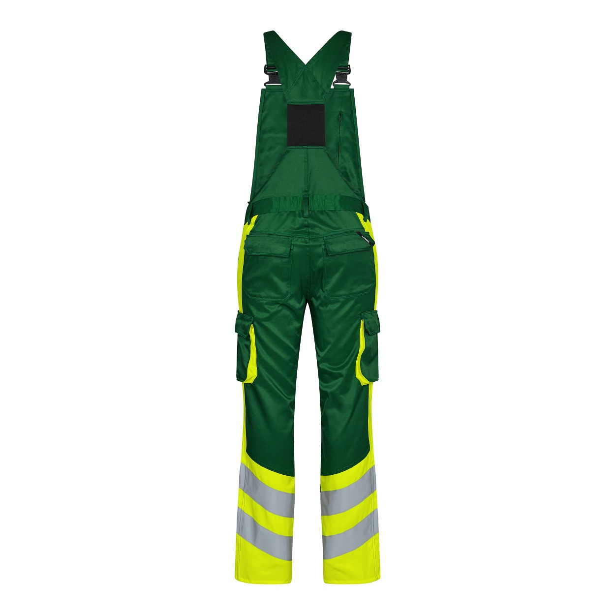 ENGEL Safety Light Latzhose in Green/Hivis yellow, Größe 106