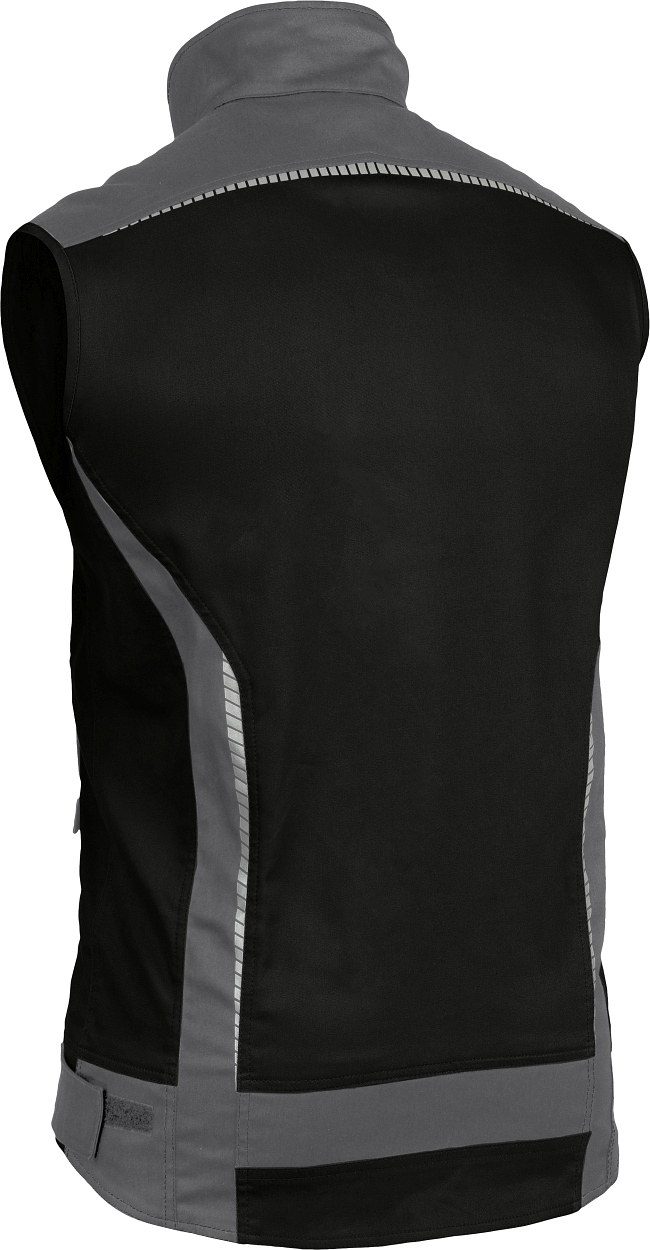 Weste Flex Line Schwarz/Grau FLEXV, Gr. 2XL von Leibwächter