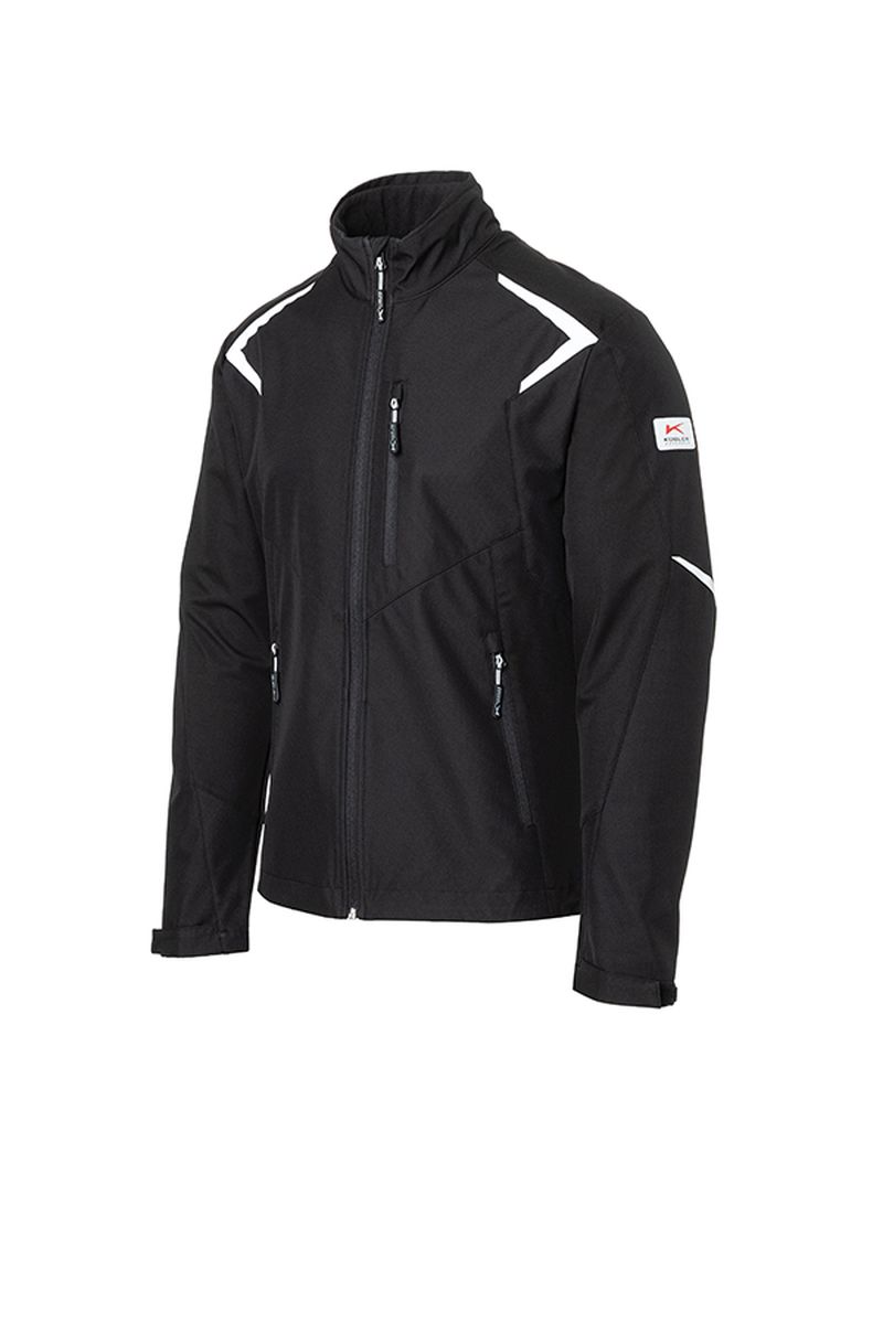 KÜBLER BODYFORCE Softshell Jacke KÜBLER BODYFORCE Softshell Jacke in Schwarz / Anthrazit, Größe 4XL