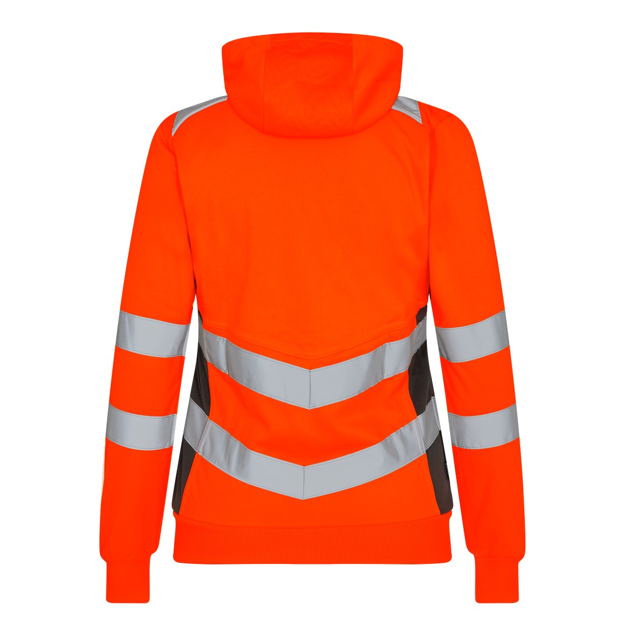 ENGEL Safety Damen Sweatcardigan in Orange/Anthrazit Grau, Größe XS