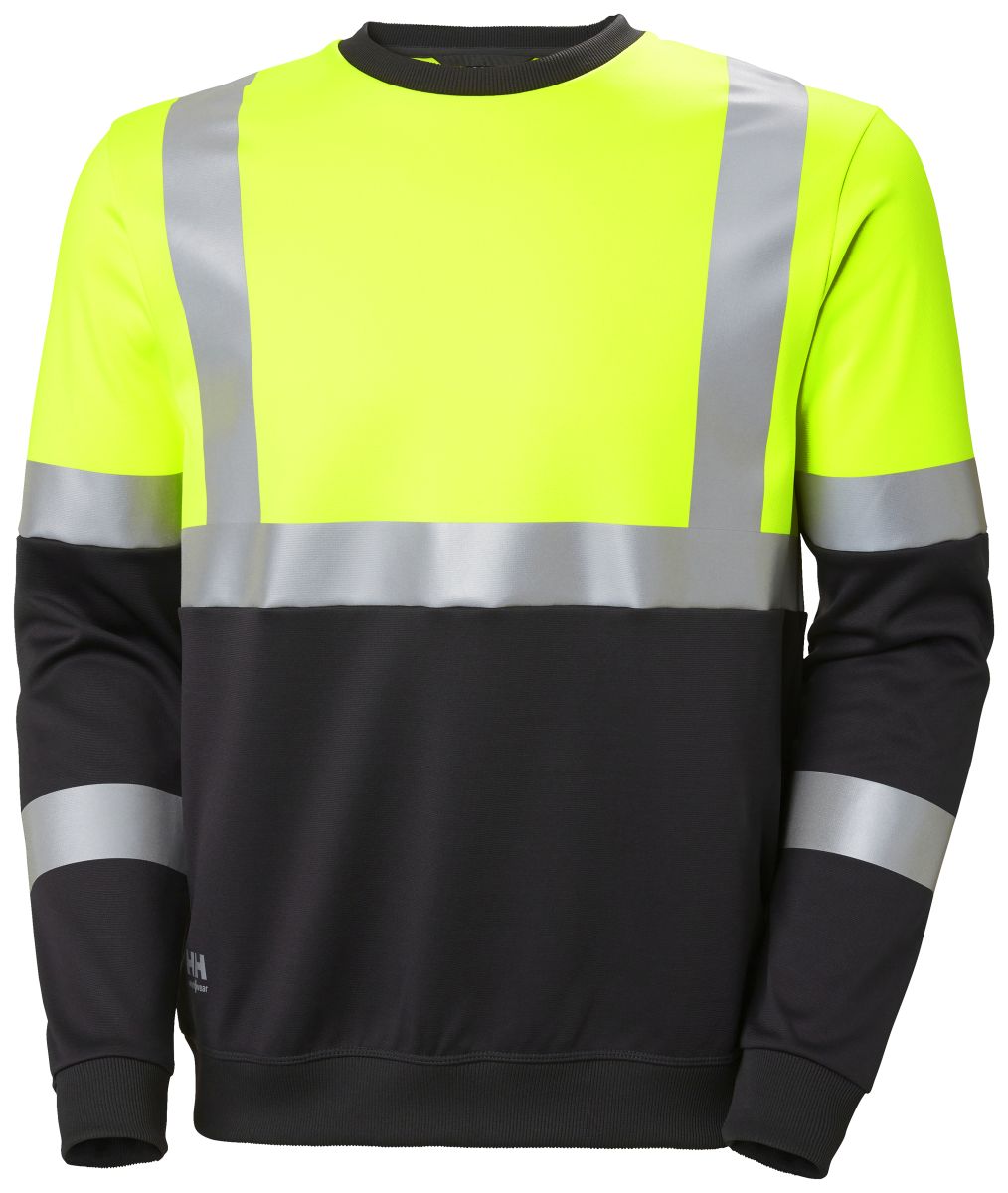 Sweatshirt Klasse 1 Addvis in Yellow, Gr. 5XL von Helly Hansen Workwear