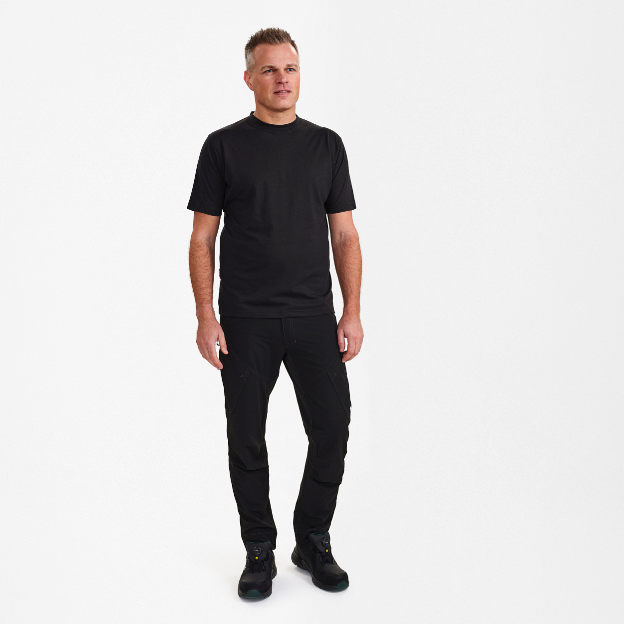 ENGEL Extend T-Shirt in Schwarz, Größe XS