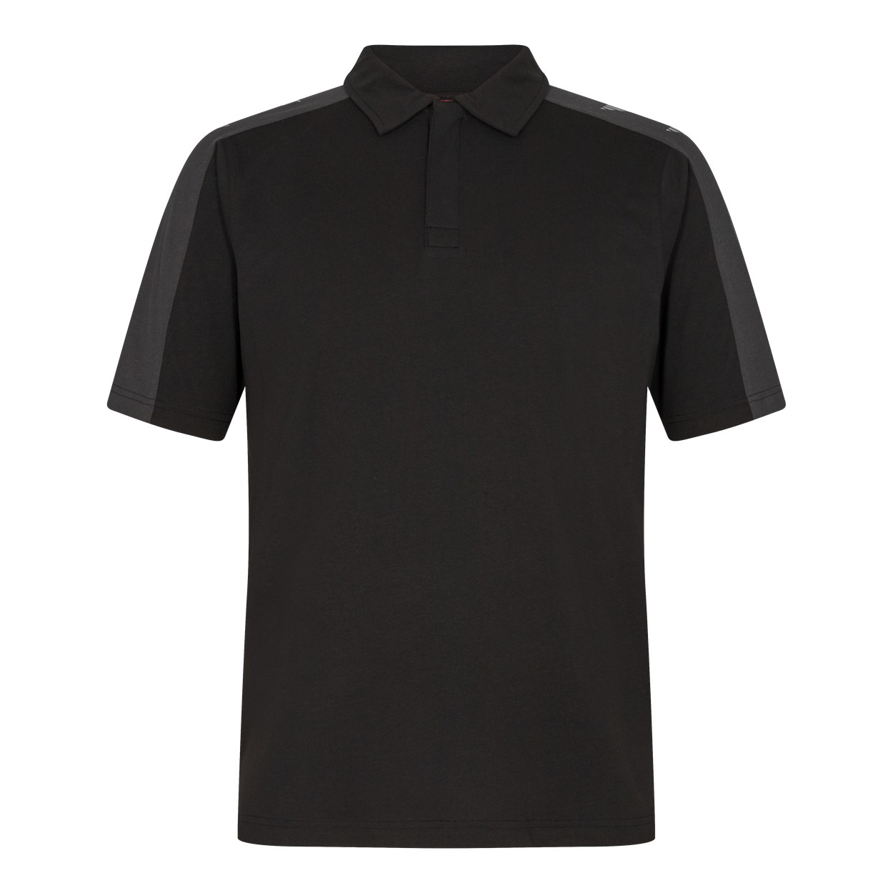 ENGEL Galaxy Poloshirt in Schwarz/Anthrazit Grau, Größe XS