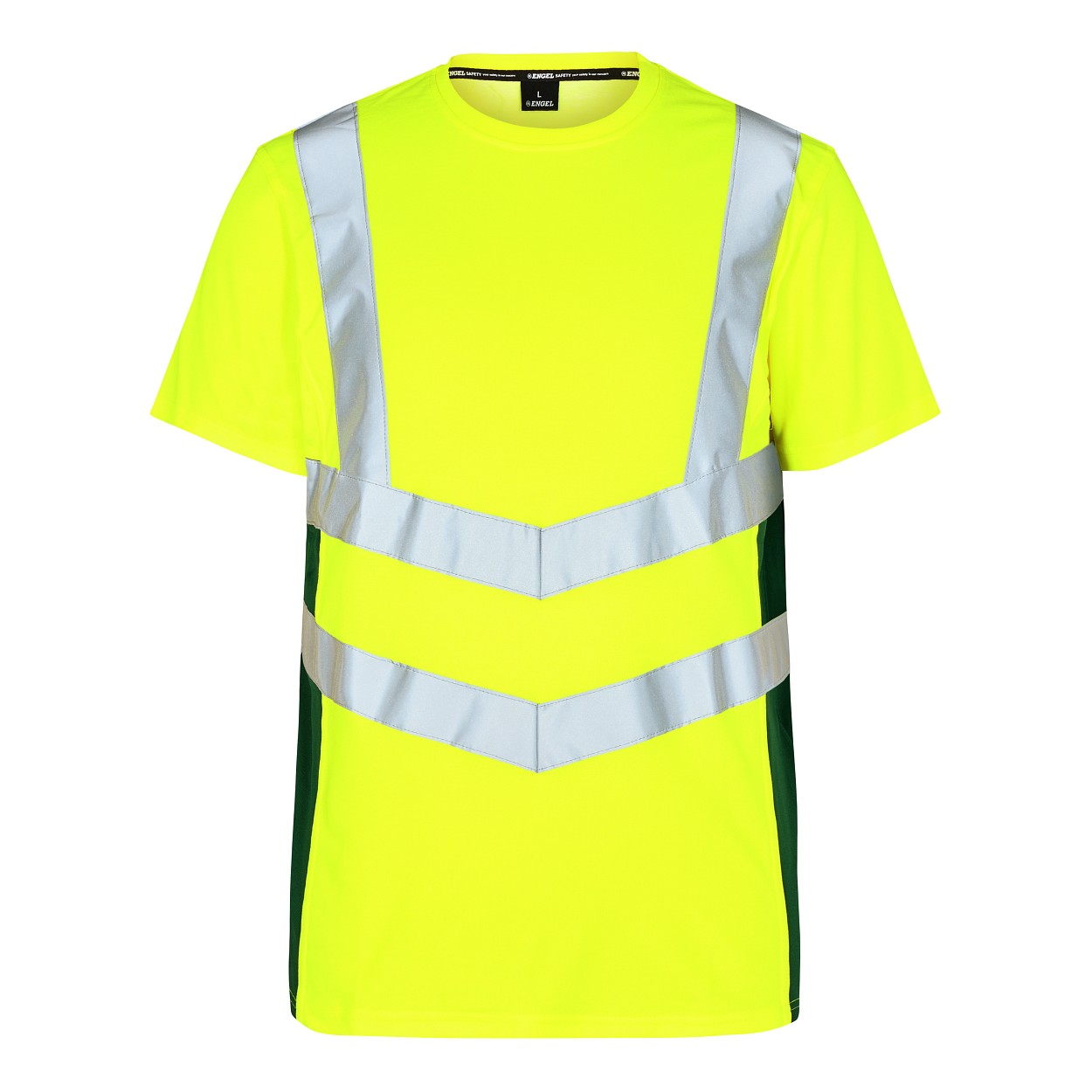 ENGEL Safety T-Shirt in Gelb/Grün, Größe XS
