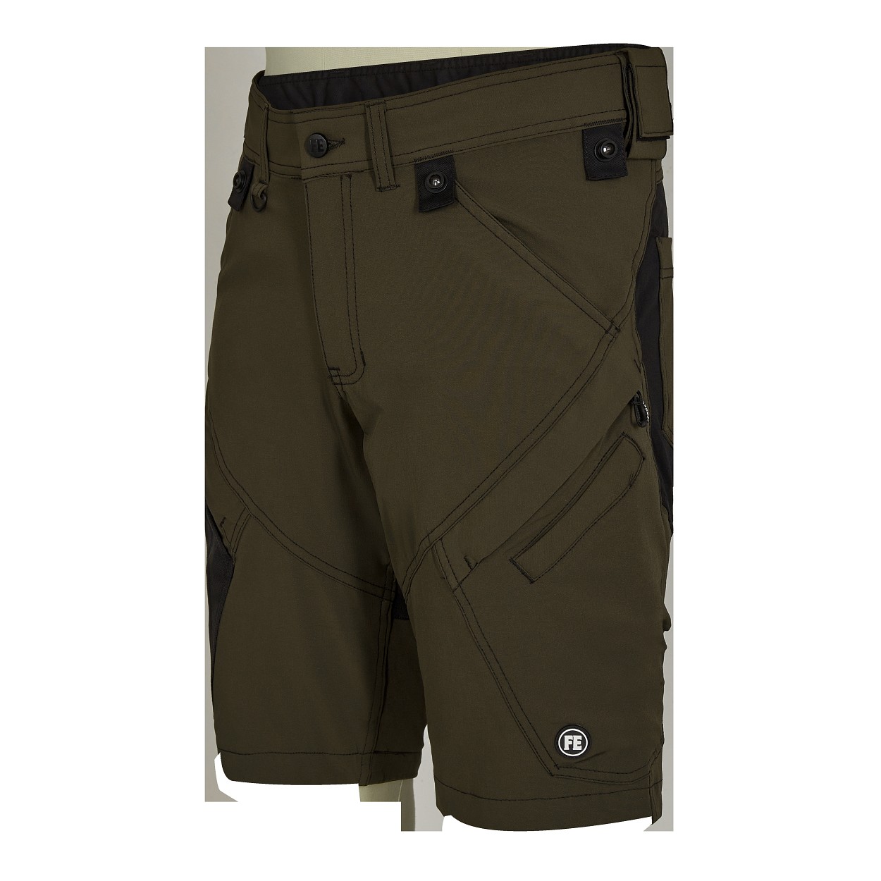 ENGEL X-treme Arbeitsshorts mit 4-Wege-Stretch in Forest Green, Größe 54