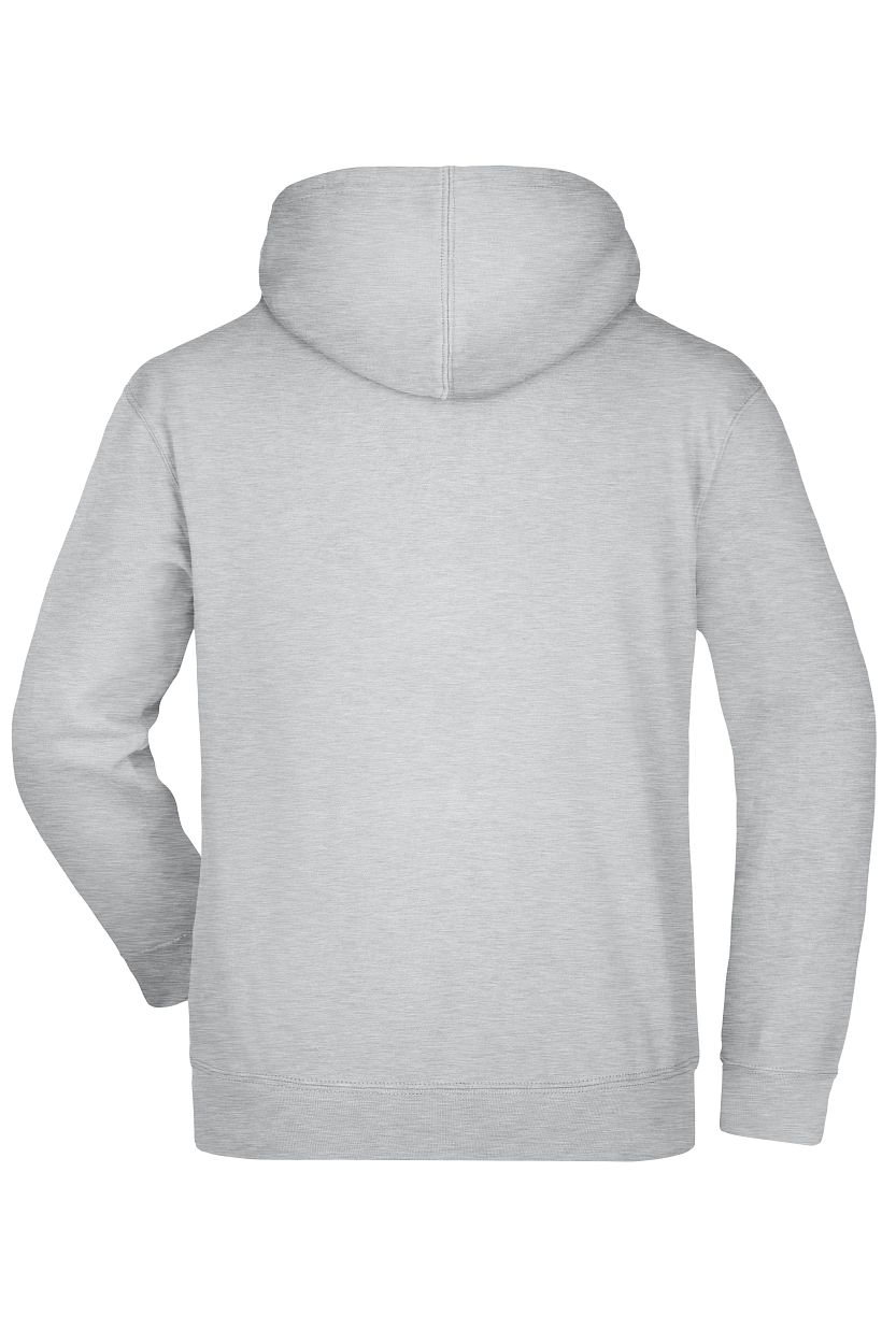 Hooded Sweat "JN047" in Grey-Heather, Größe 3XL - Daiber
