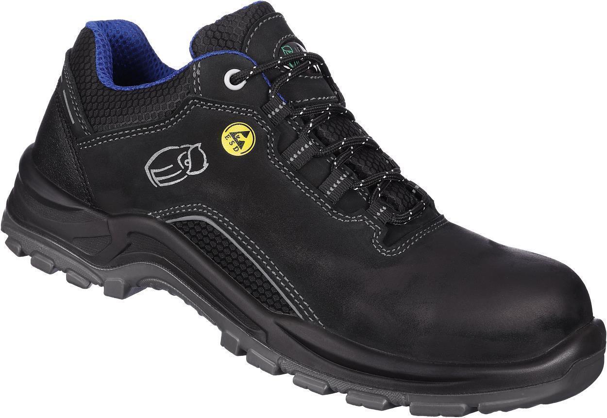 Halbschuh L3141 Linz in Schwarz, Gr. 47 von Leibwächter