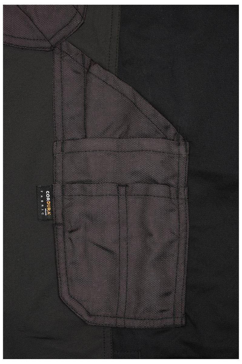 Workwear Stretch-Pants Slim Line GRS "JN1812" in Navy/Carbon, Größe 110 - Daiber