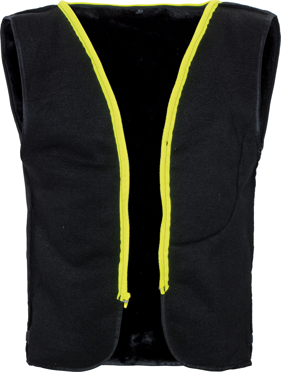 Warnschutz-Kontr.-Pilotenjacke leuchtgelb-marine in Gr. XXL von Vizwell