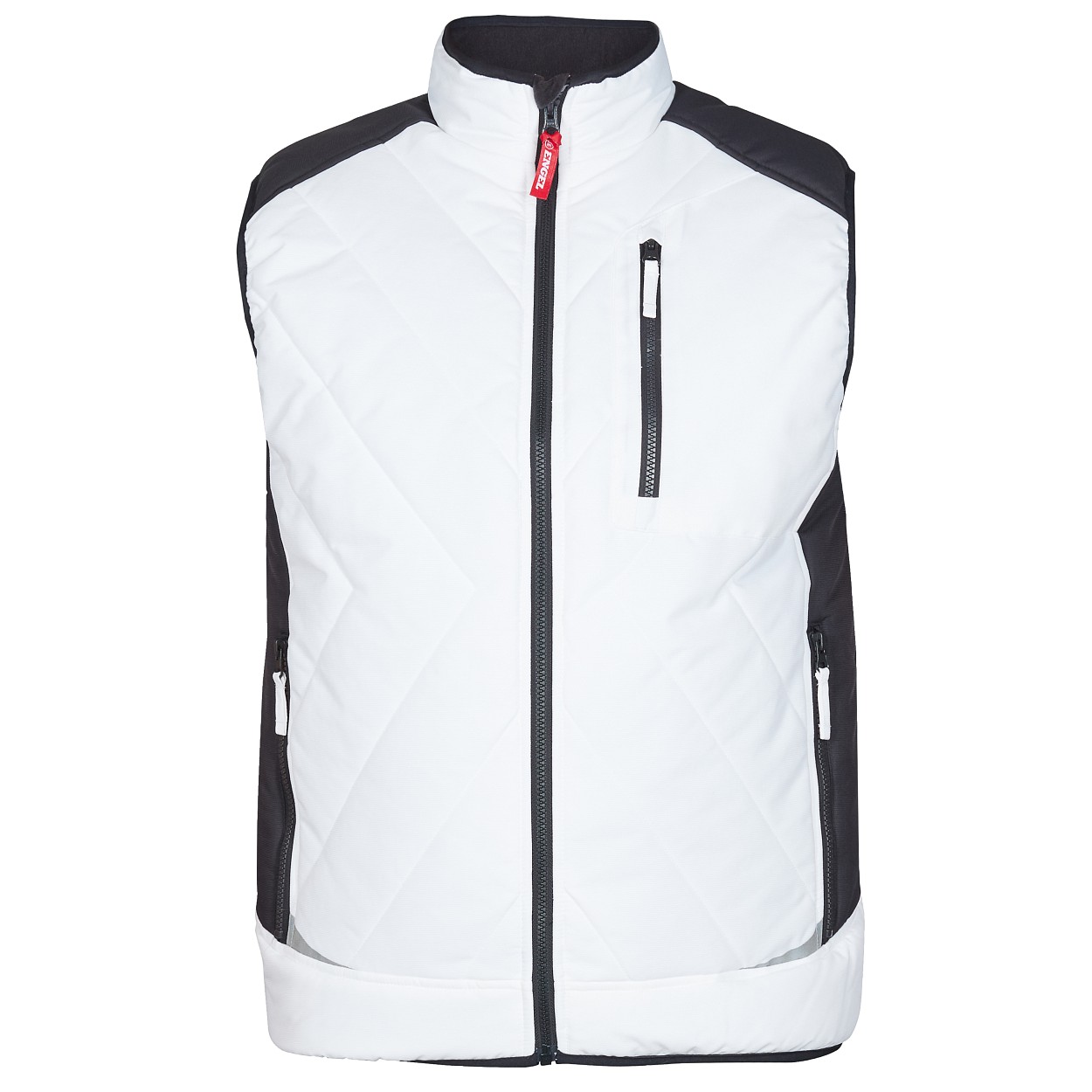 ENGEL Galaxy Stepp-Winterweste in Weiss/Anthrazit Grau, Größe XS