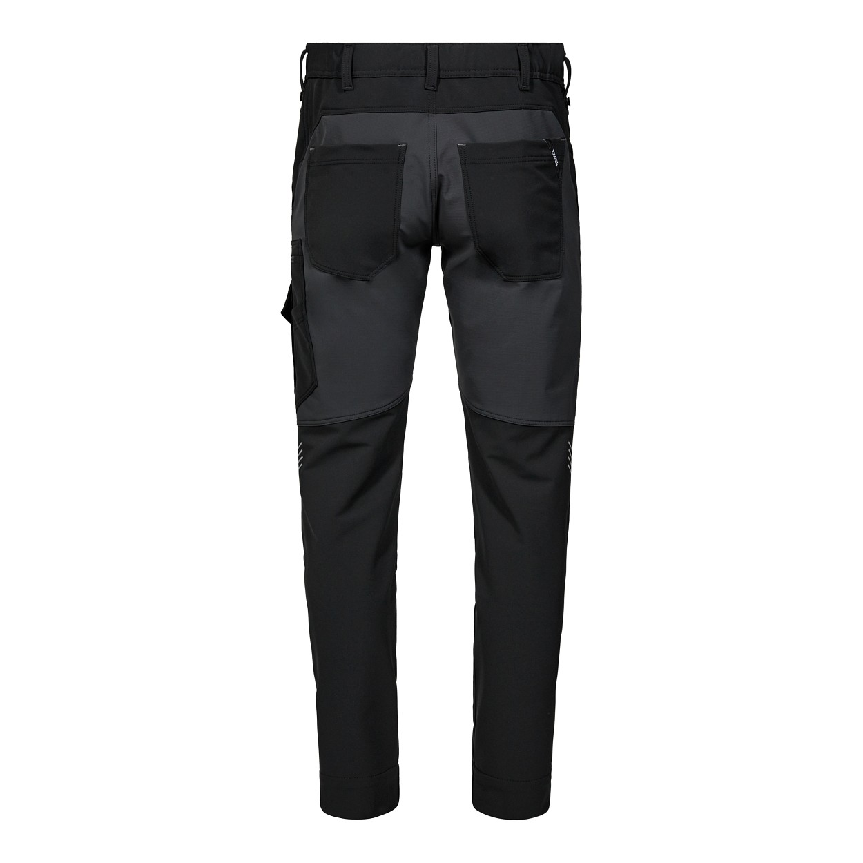 Entire Servicehose mit 4-Wege Stretch in Schwarz/Anthrazit Grau, Größe 26