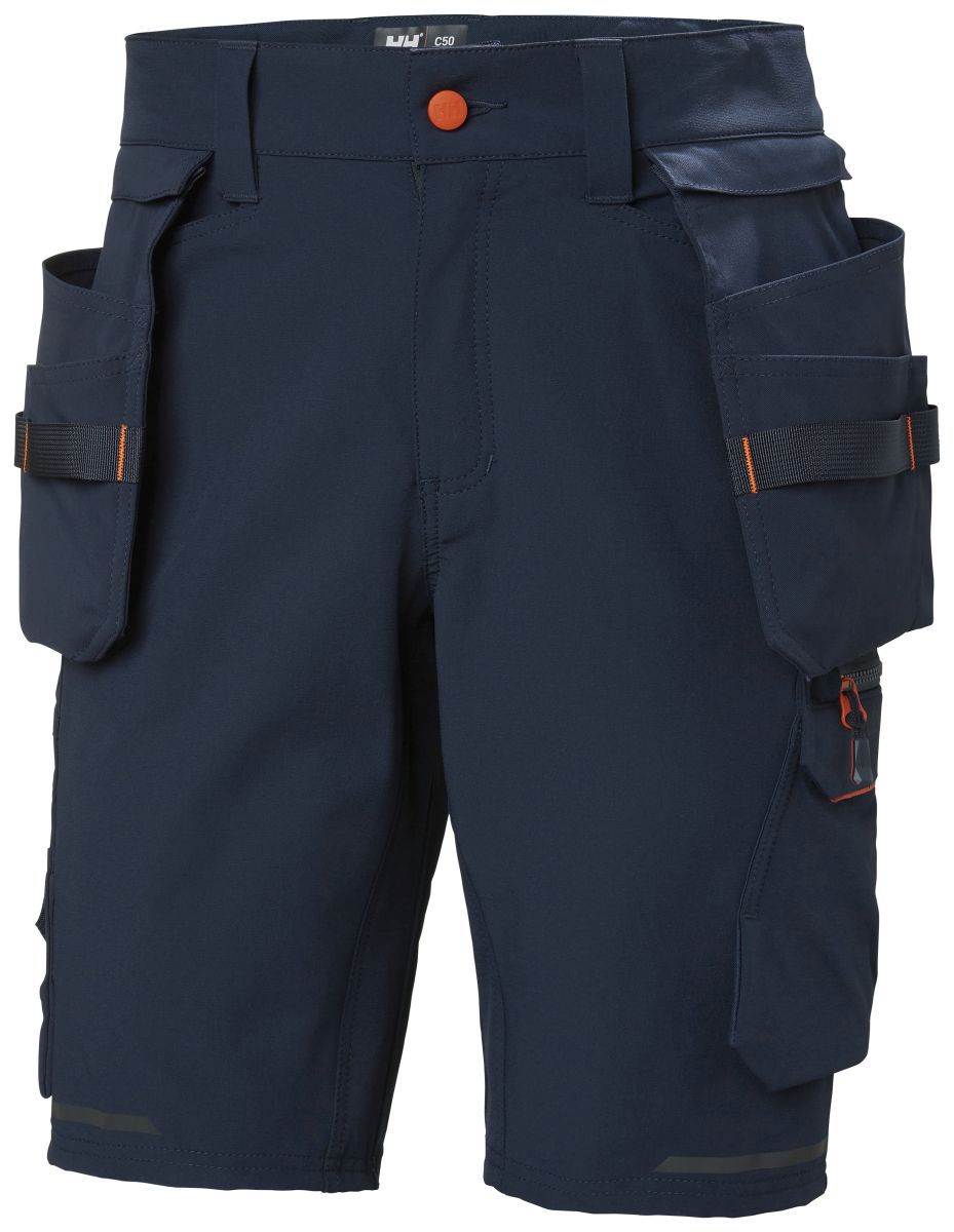 Handwerksshorts Kensington in Black, Größe 46 von Helly Hansen Workwear