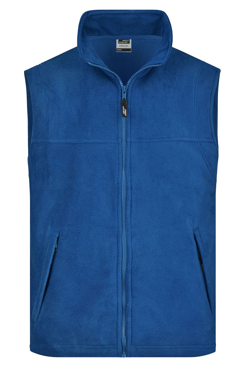 Fleece Vest "JN045" in Royal, Größe 4XL - Daiber