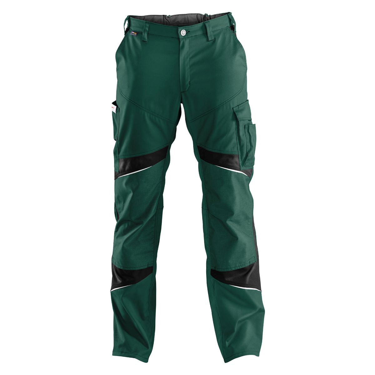 KÜBLER ACTIVIQ Hose HIGH in Moosgrün / Schwarz, Größe 31