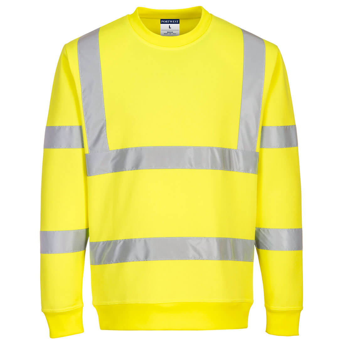 Eco Warnschutz Sweatshirt EC13 in Gelb, Größe 3XL von Portwest