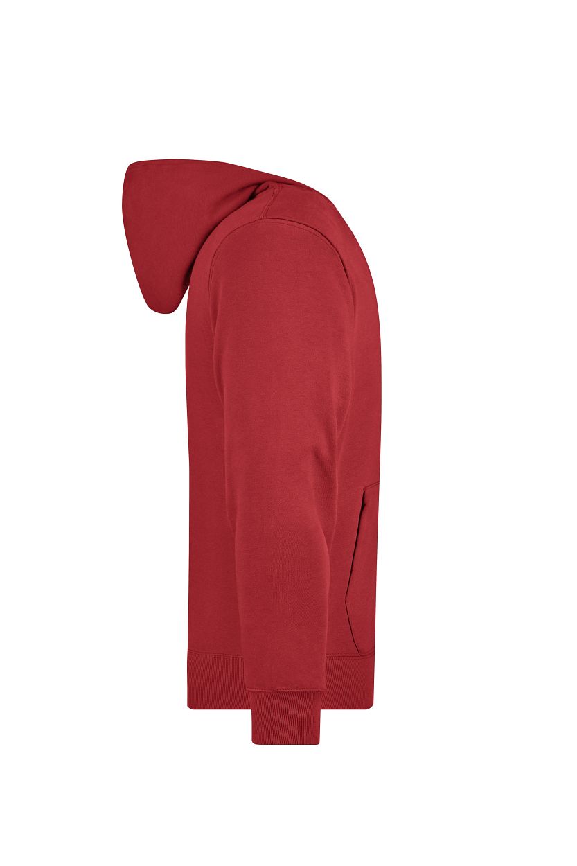 Men's Hooded Jacket "JN042" in Red, Größe 3XL - Daiber