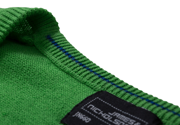 Ladies' V-Neck Cardigan "JN660" in Royal, Größe 2XL - Daiber