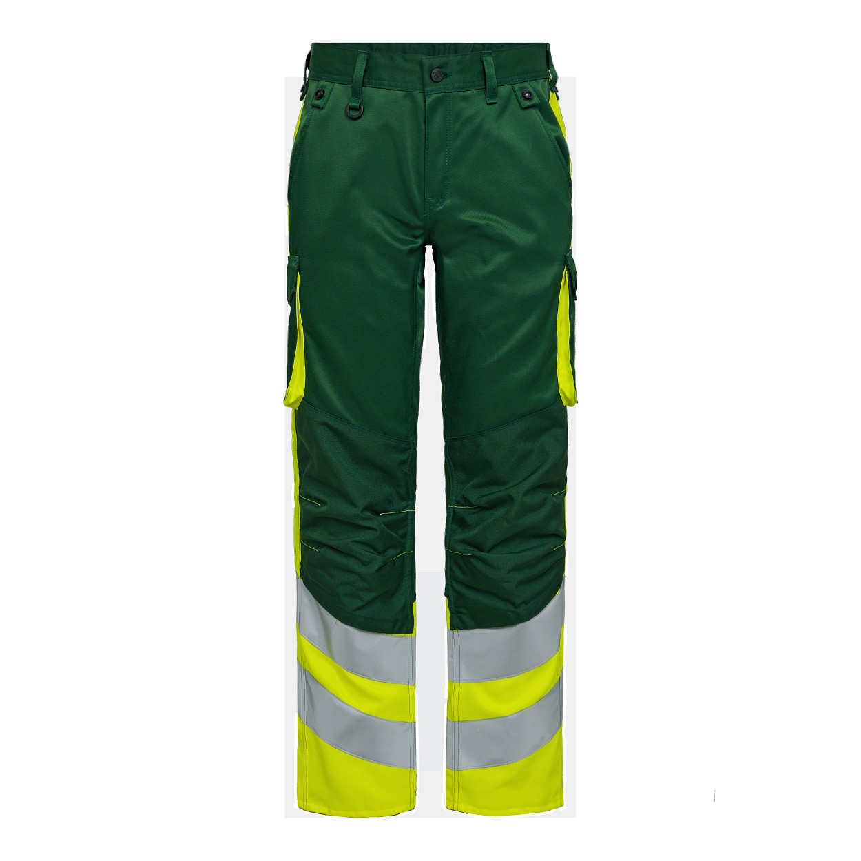ENGEL Safety Light Arbeitshose in Green/Hivis yellow, Größe 106
