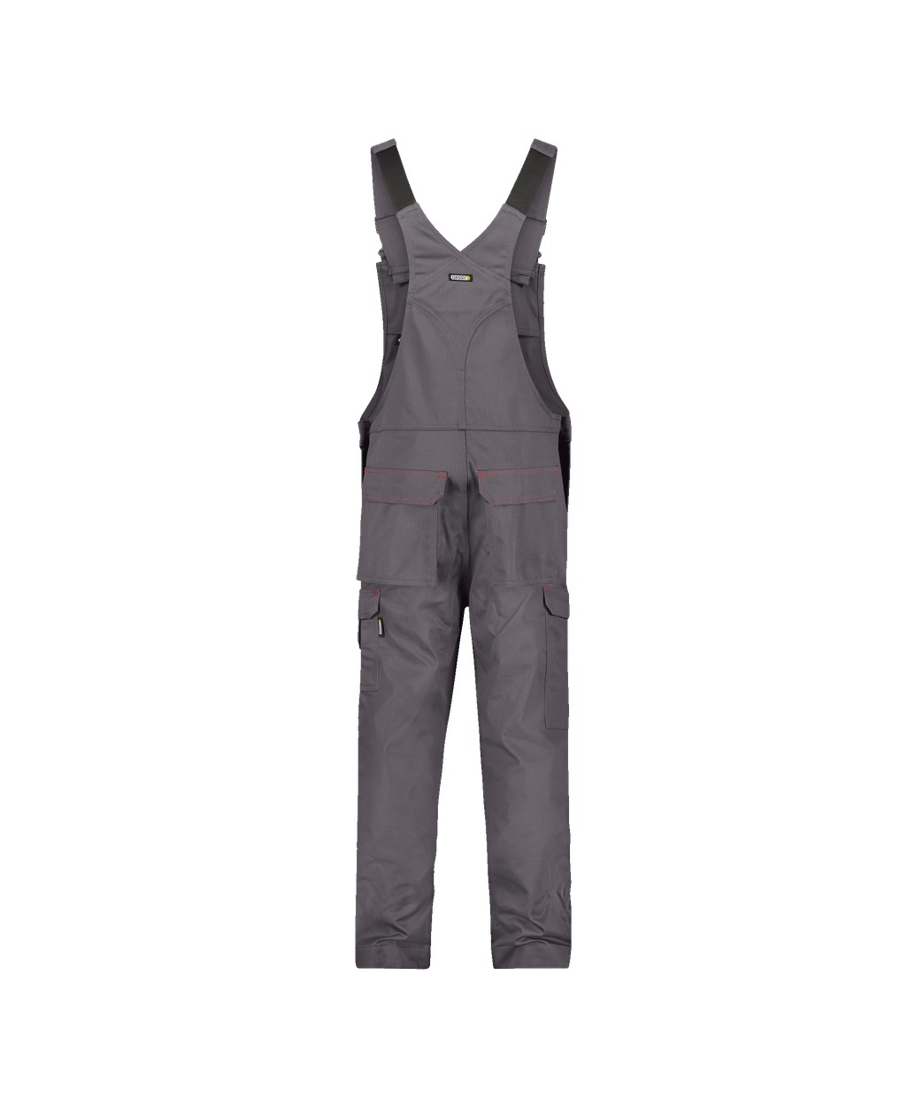 Flammhemmende Latzhose mit Kniepolstertaschen "DASSY® Dakota" in ZEMENTGRAU, Größe 58 - langer Schritt CO73