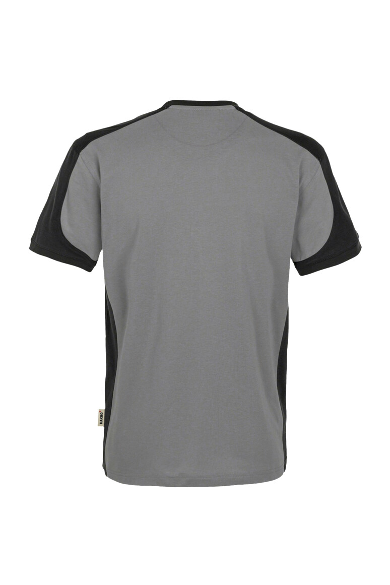 HAKRO 290 T-Shirt Contrast MIKRALINAR® in Titan/Anthrazit, Größe 6XL