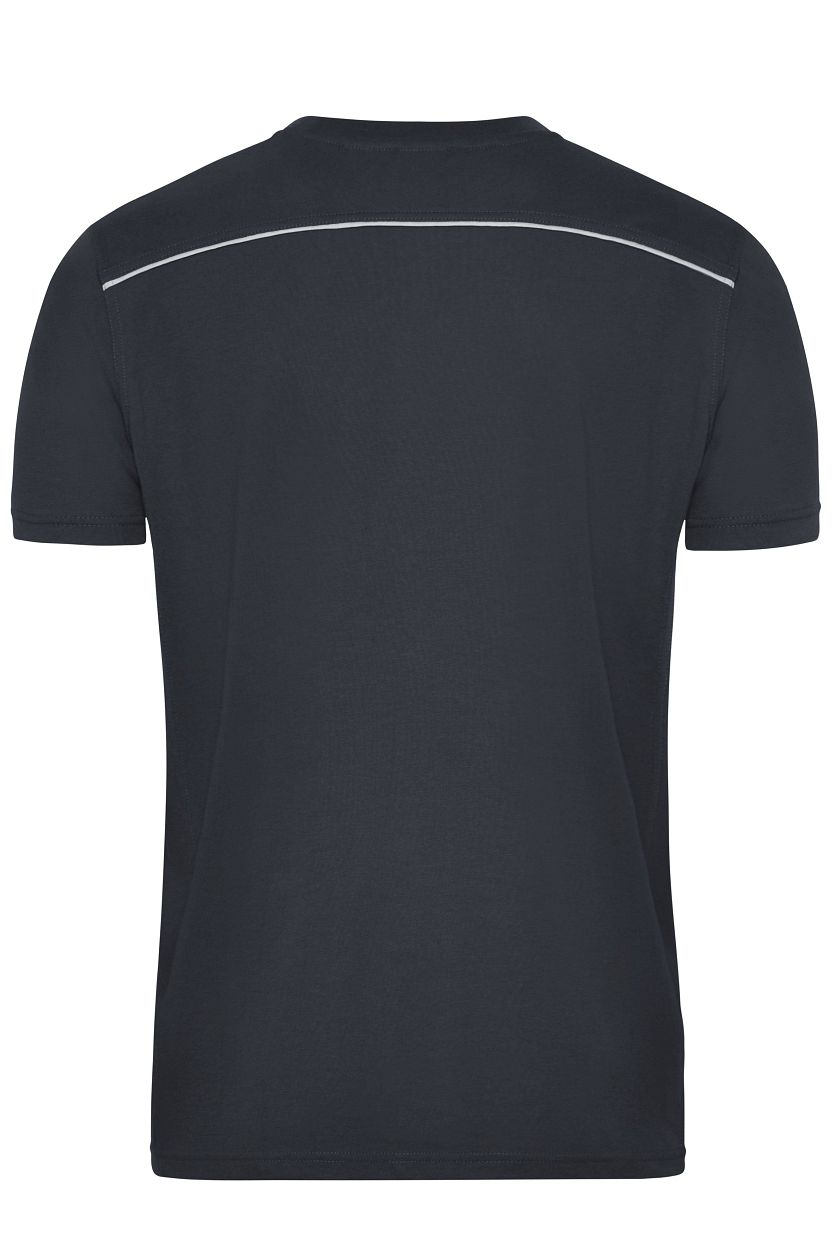 Men's Workwear T-Shirt - SOLID - OCS Blended "JN890" in Carbon, Größe 6XL - Daiber