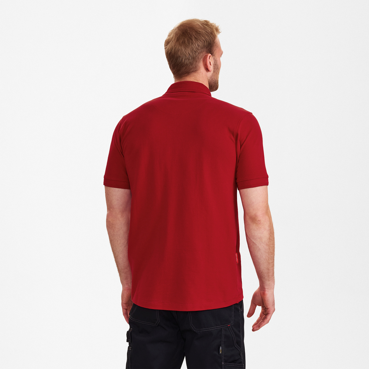ENGEL Extend Poloshirt in Tomato Red, Größe XS