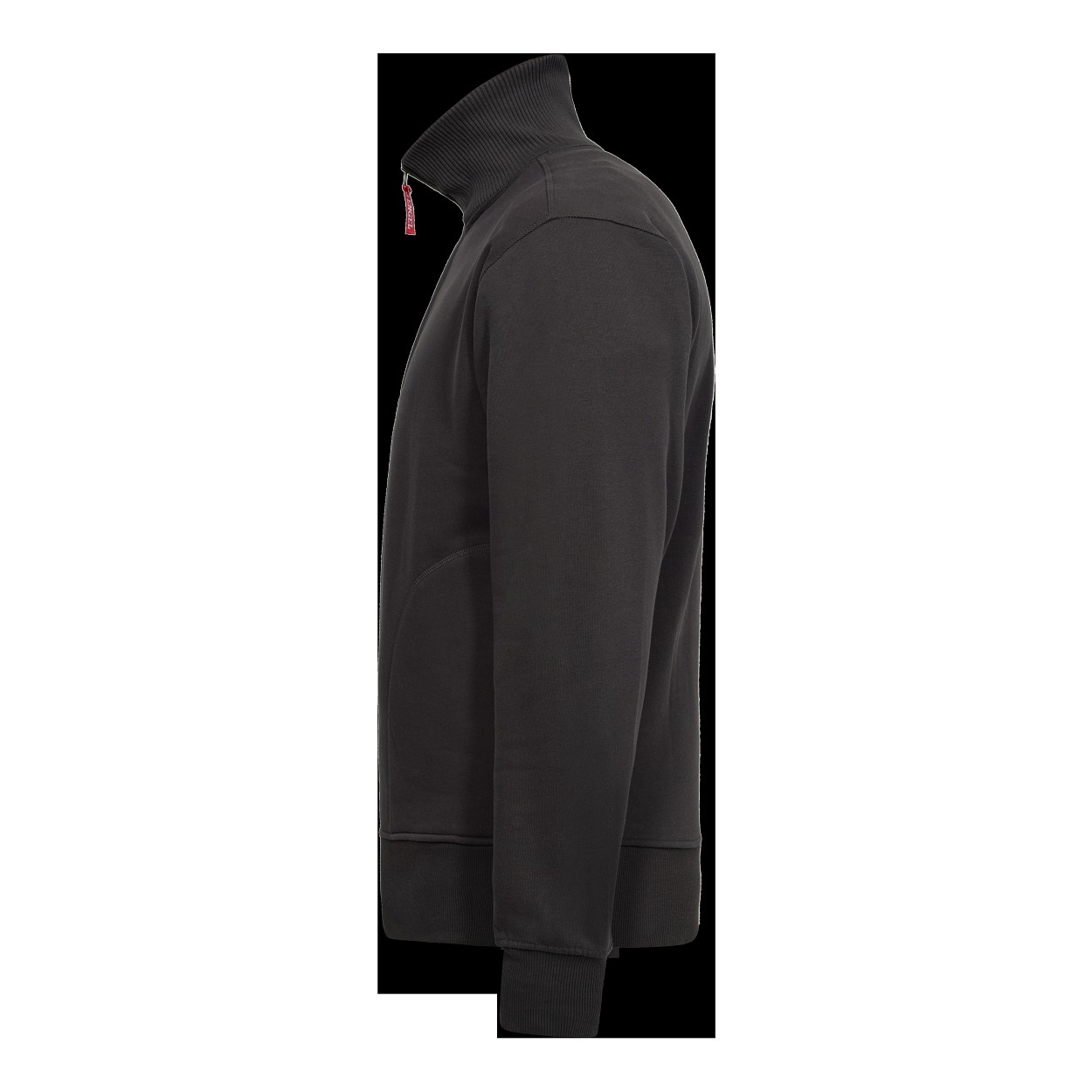 ENGEL Extend Sweatshirt mit hohem Kragen in Anthrazit Grau, Größe XS