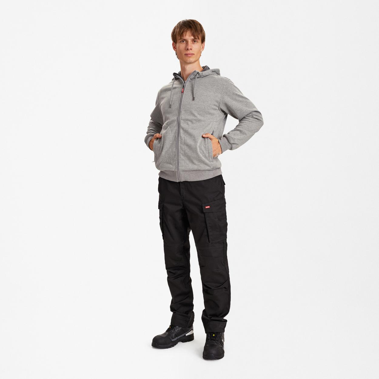 ENGEL Extend Allwetter-Cardigan in Graumeliert, Größe XS