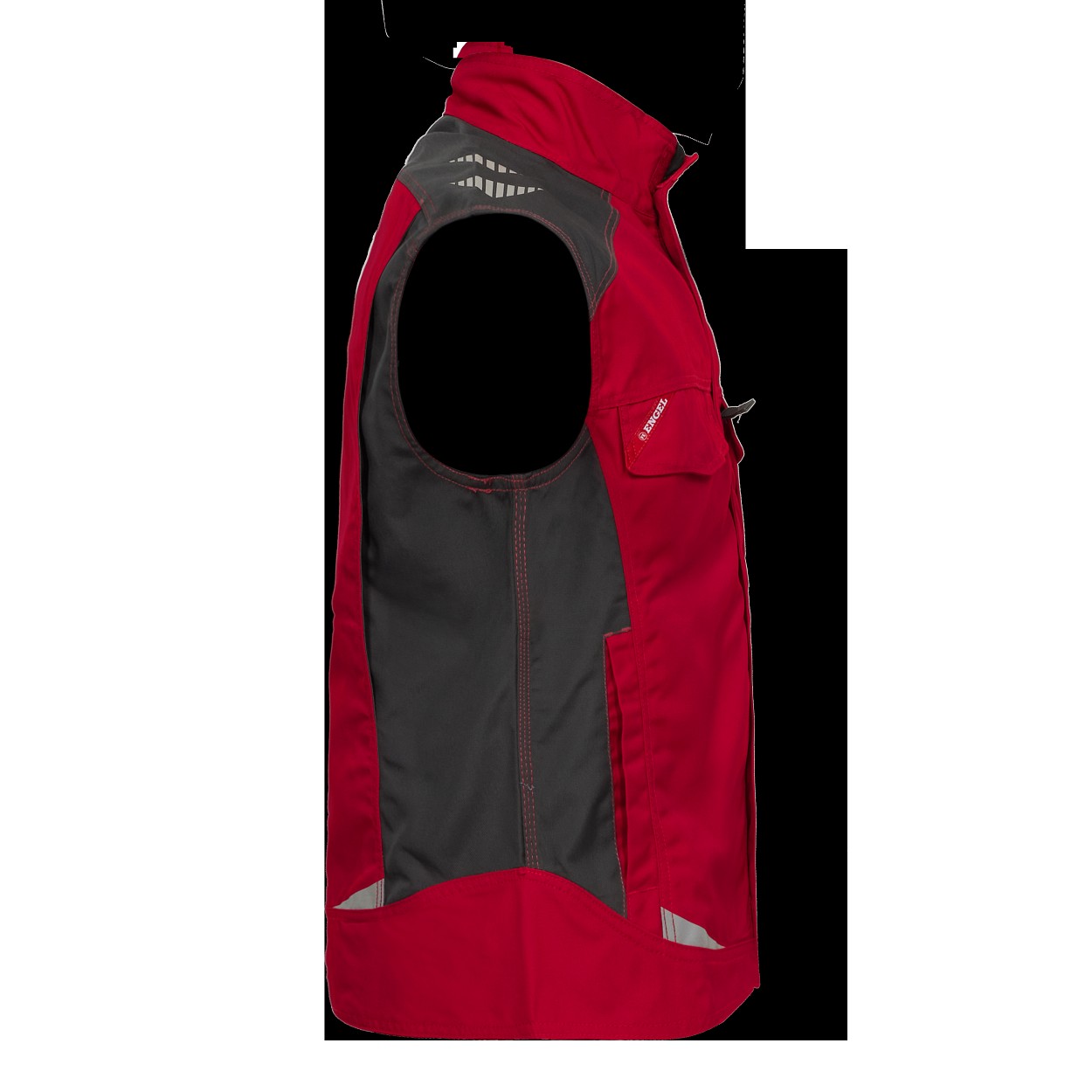 ENGEL Galaxy Serviceweste in Tomato Red/Anthrazit Grau, Größe XS