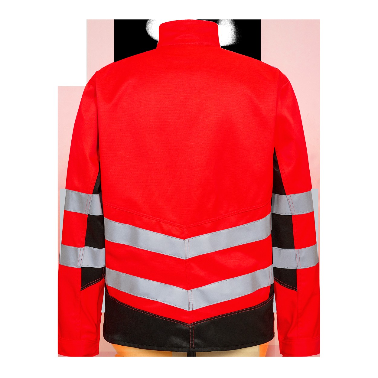 ENGEL Safety Light Arbeitsjacke in Rot/Schwarz, Größe XS