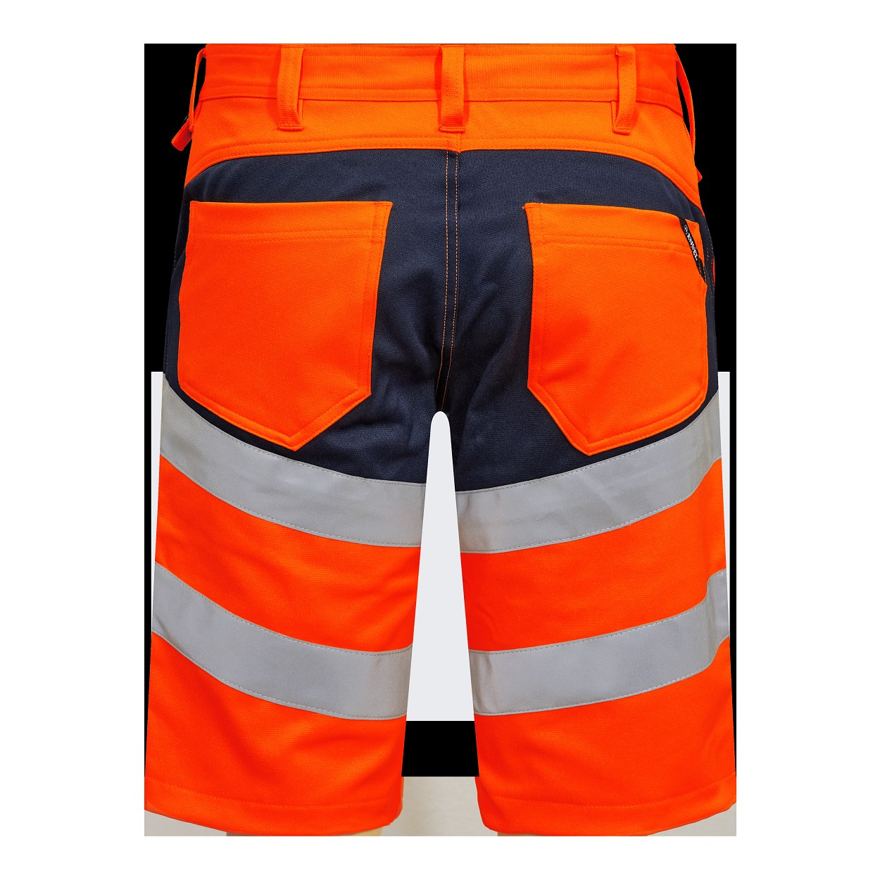 ENGEL Safety Arbeitsshorts mit 2-Wege-Stretch in Orange/Blue ink, Größe 54