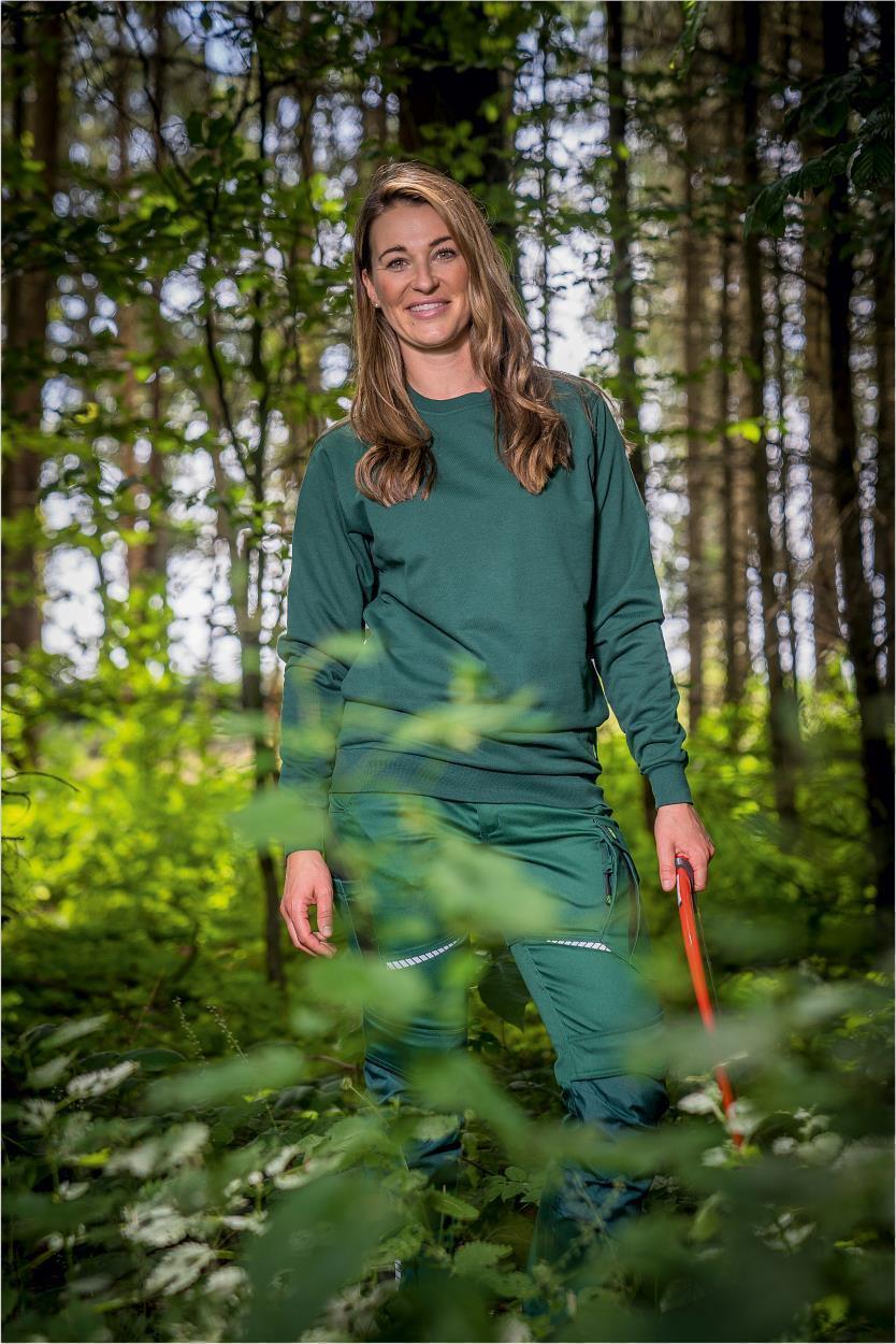 Rundhals-Sweater "Alex" Classic Line Grün LWSR, Gr. 2XL von Leibwächter