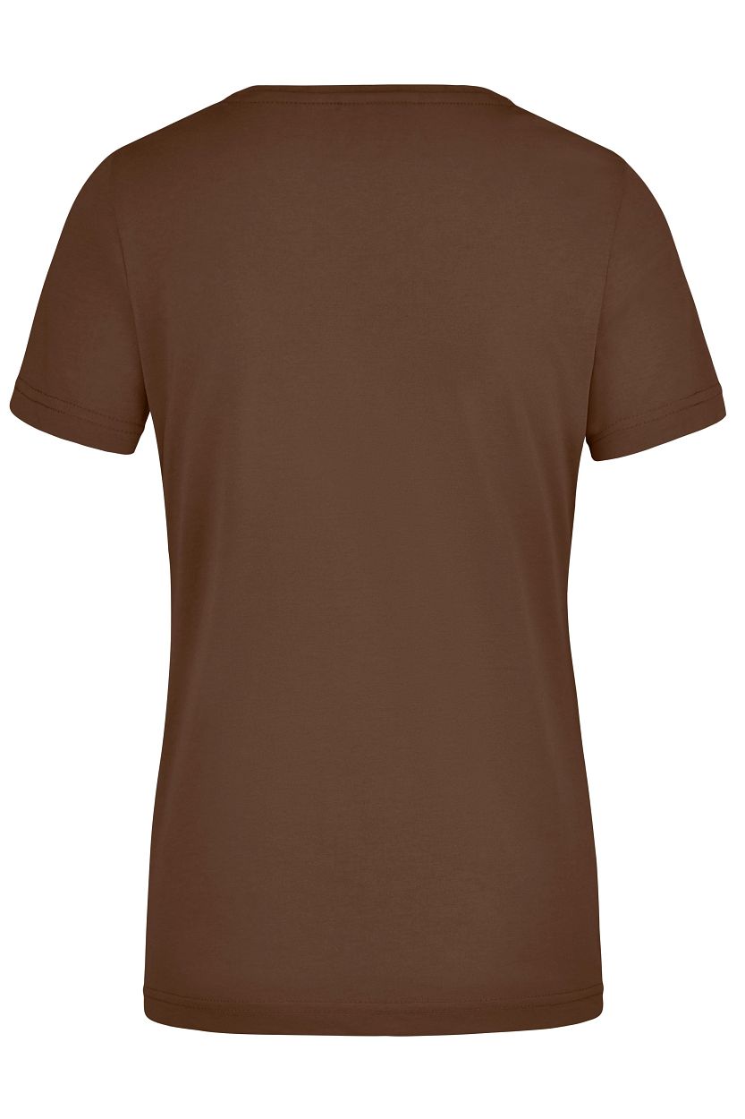 Ladies' Workwear T-Shirt "JN837" in Brown, Größe 4XL - Daiber