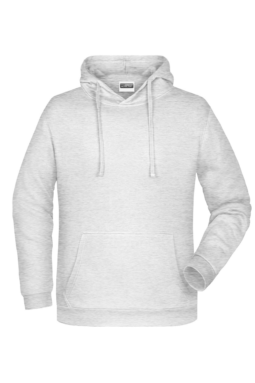 Men's Promo Hoody "JN796" in Ash, Größe 5XL - Daiber