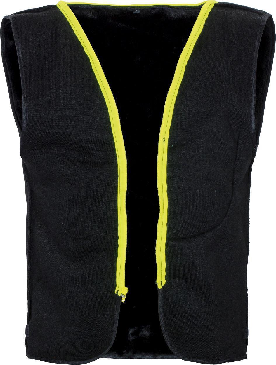 Warnschutz-Kontr.-Pilotenjacke leuchtgelb-marine in Gr. XXL von Vizwell