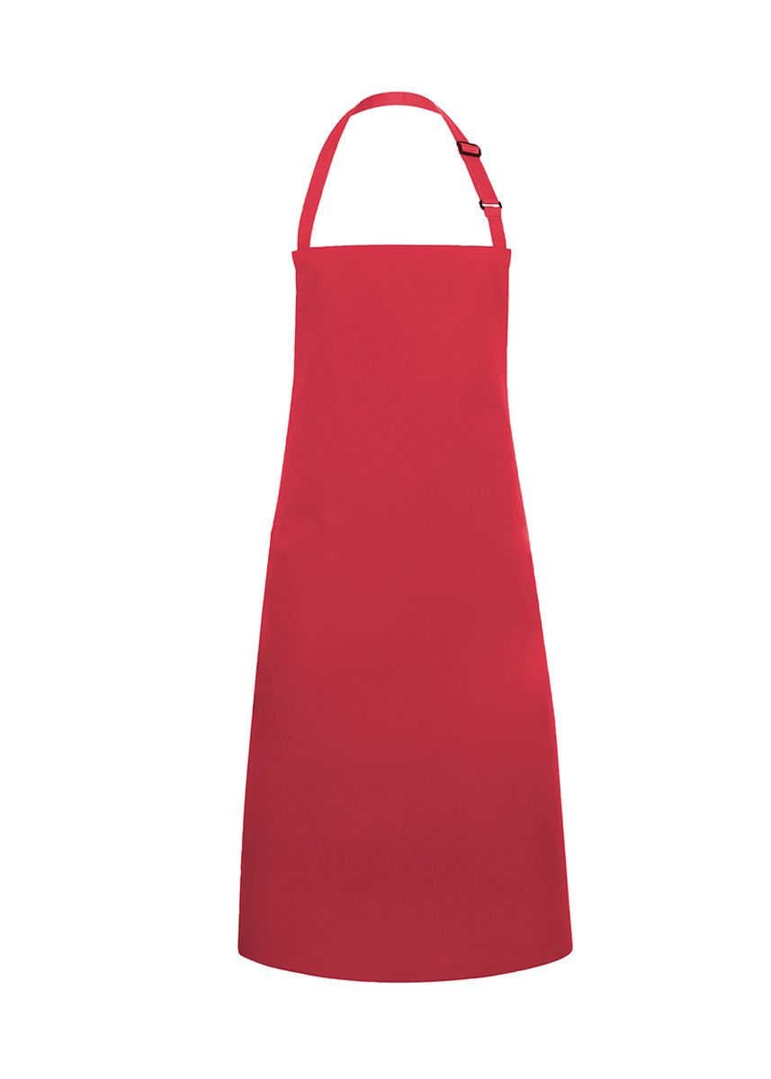 Latzschürze Basic mit Schnalle in Himbeere von Karlowsky